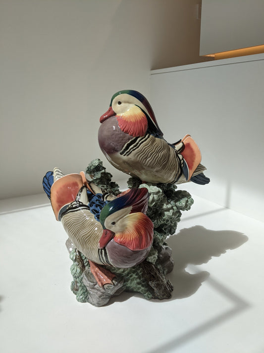 Buy Authentic Lladró Lladró Mandarin Ducks Sculpture Limited Edition - FormFluent Sydney Australia