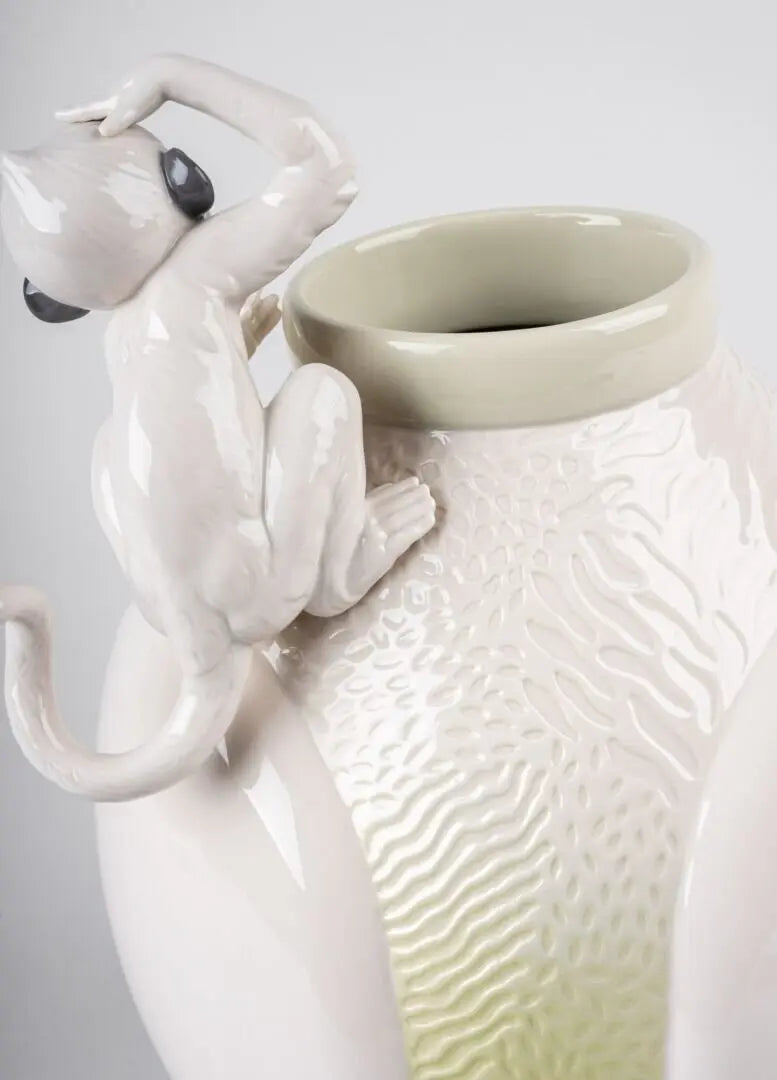 Lladró Monkey Vase Vase by Lladró at FormFluent