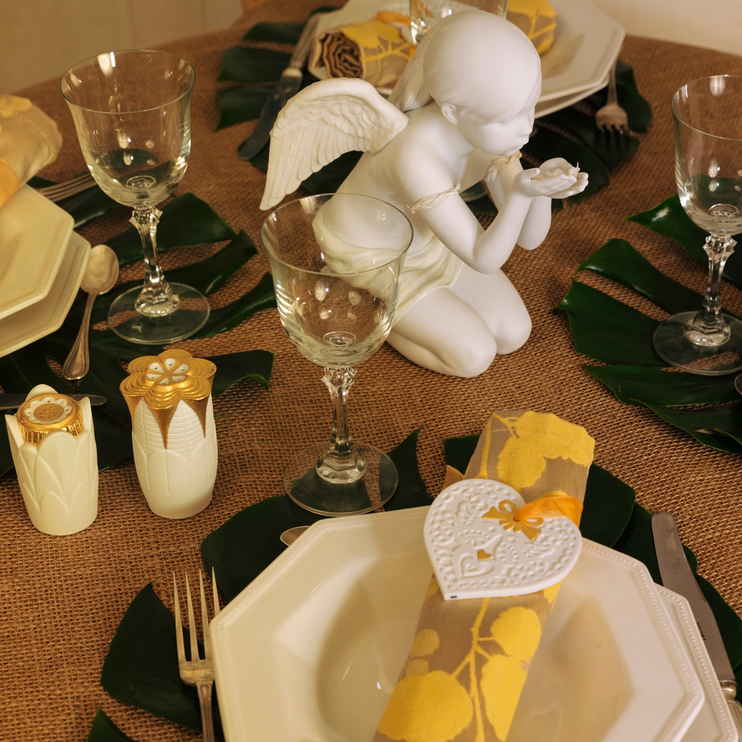 Lladró Naturofantastic Salt and Pepper Shakers Set by Lladró at FormFluent