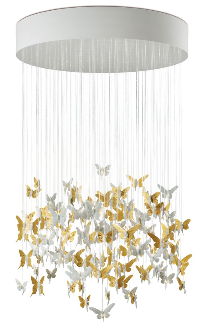 Buy Authentic Lladró Lladró Niagara Chandelier 1.35m  - FormFluent Sydney Australia