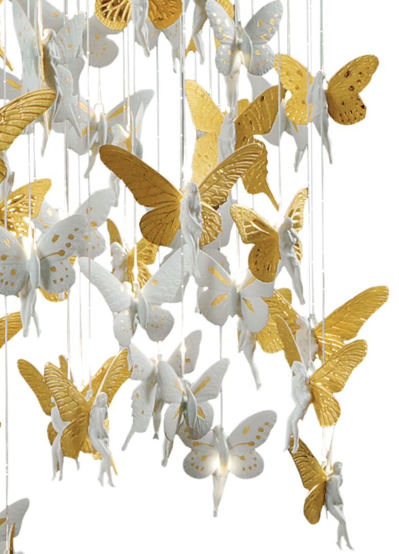 Buy Authentic Lladró Lladró Niagara Chandelier 1.35m  - FormFluent Sydney Australia