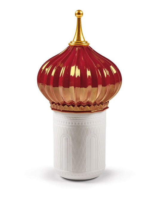 Lladró North Tower Candle 1001 Lights (Ruby) - Night Approaches Scent by Lladró at FormFluent