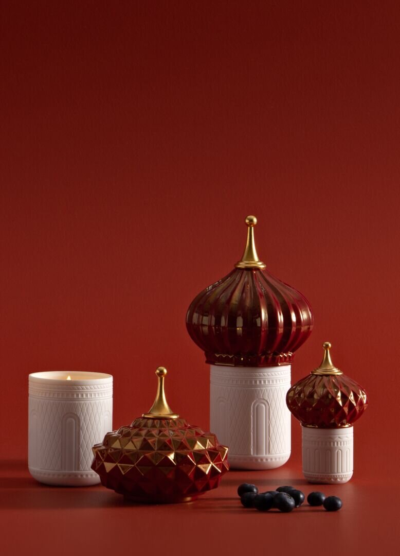 North Tower Candle 1001 Lights (Ruby) - Night Approaches Scent