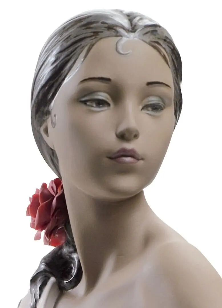 Lladró Nude with Shawl Woman Gres Figurine Sculpture by Lladró at FormFluent