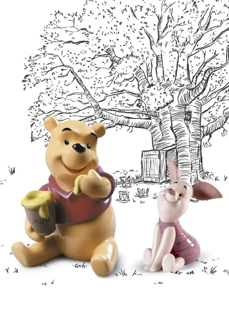 Lladró Official Disney Piglet Sculpture Sculpture by Lladró at FormFluent