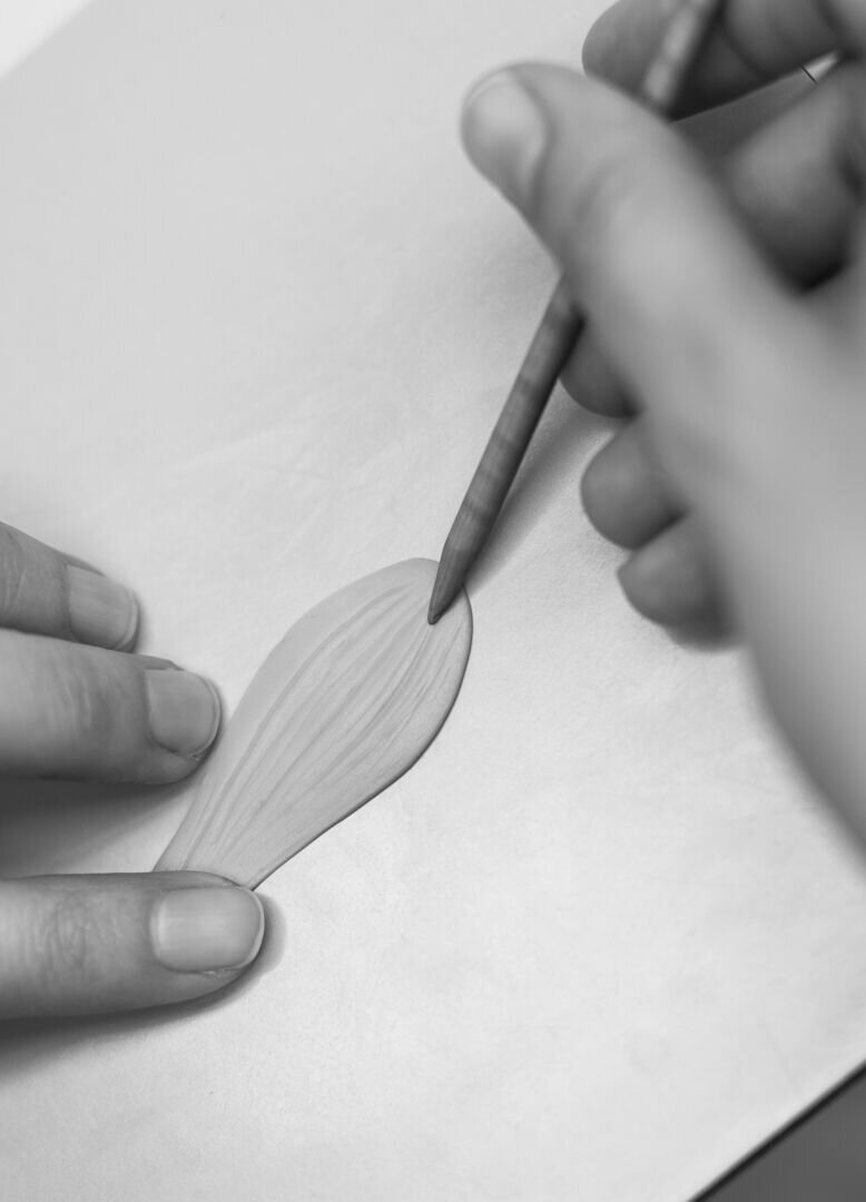 Lladró Orchid Stud Earrings by Lladró at FormFluent