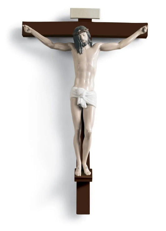 Lladró Our Saviour Crucifix Figurine Wall Art FormFluent