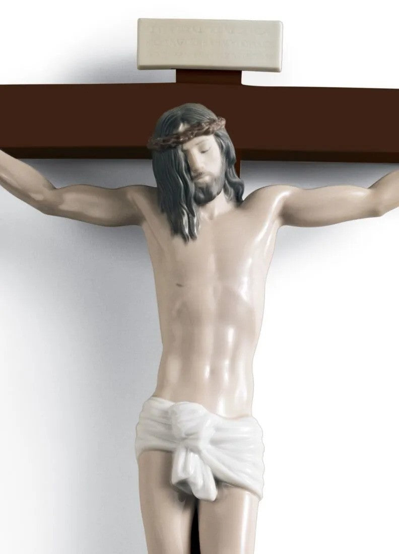 Lladró Our Saviour Crucifix Figurine Wall Art FormFluent