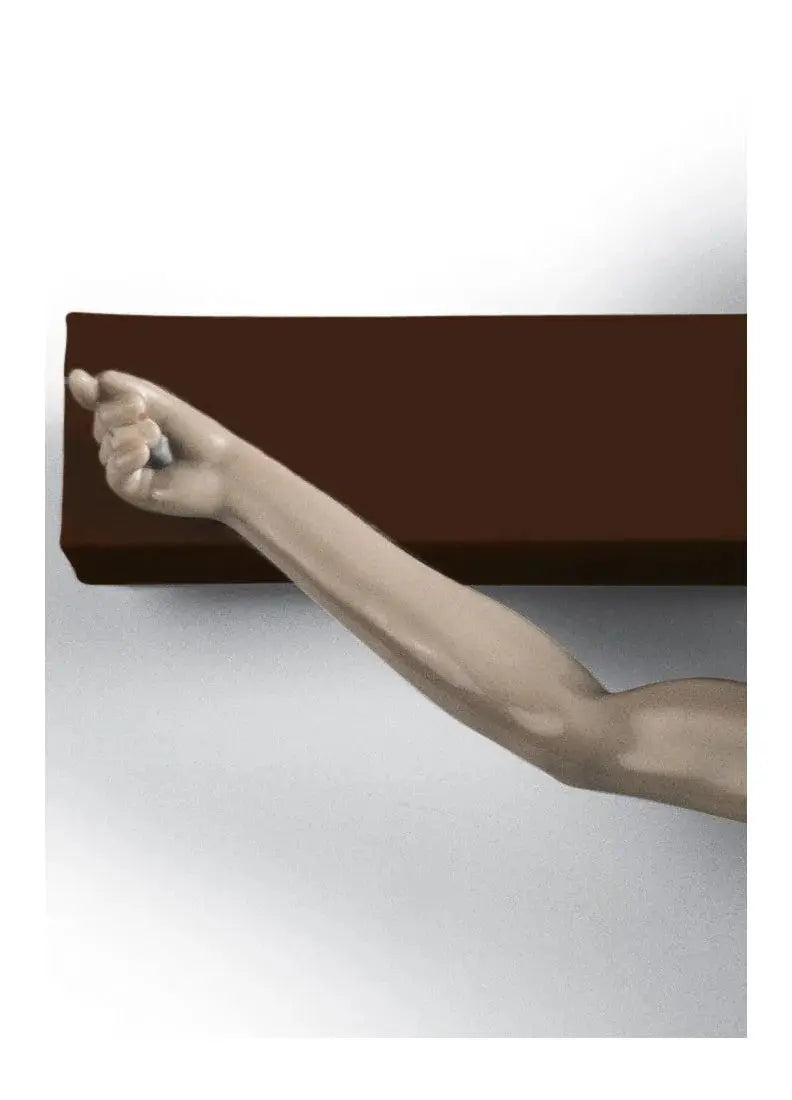 Lladró Our Saviour Jesus Christ Crucifix Figurine Wall Art Sculpture by Lladró at FormFluent