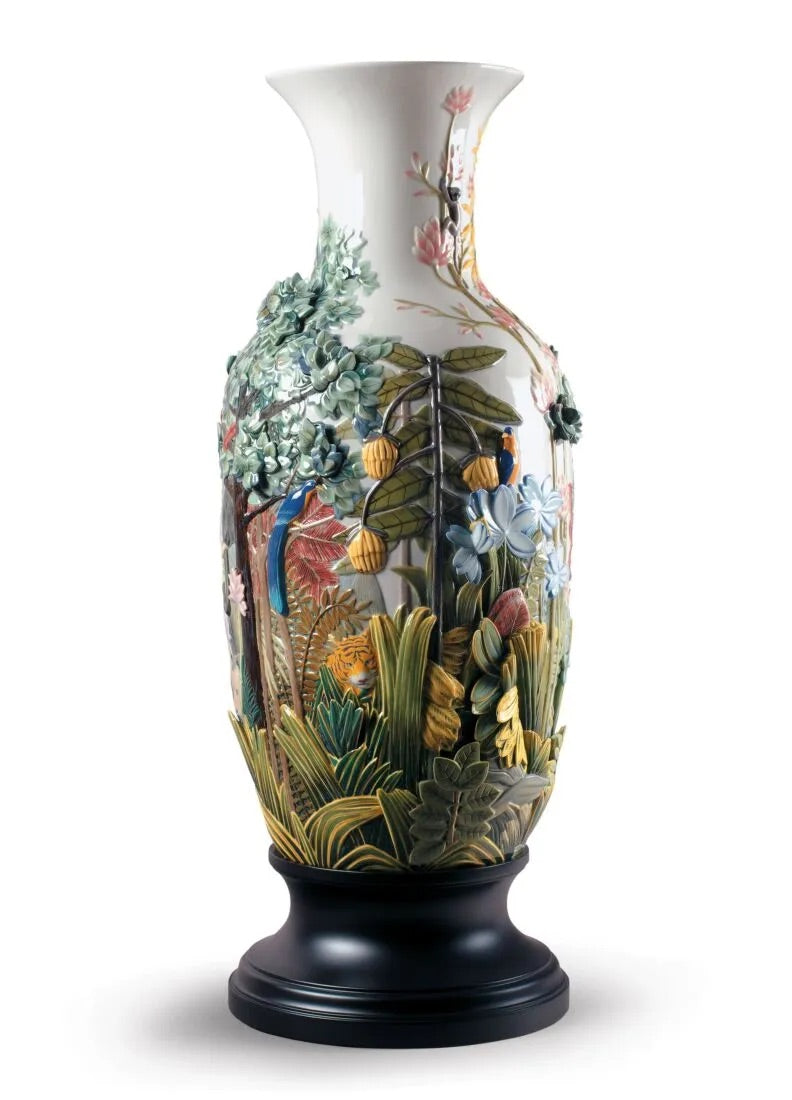 Lladró Paradise Vase Animal Life Figurine. Limited Edition FormFluent