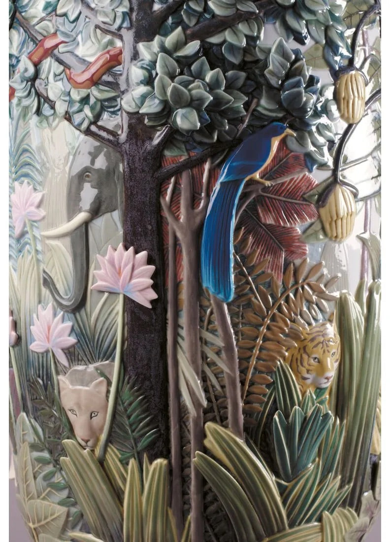 Lladró Paradise Vase Sculpture. Limited Edition FormFluent