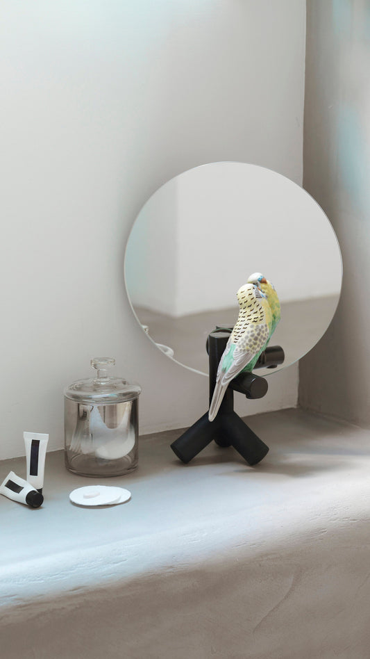 Lladró Parrot Vanity Mirror by Lladró at FormFluent