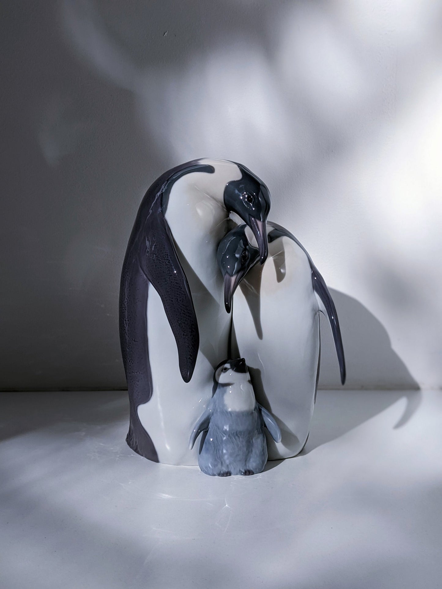 Lladró Penguin Family Figurine by Lladró at FormFluent