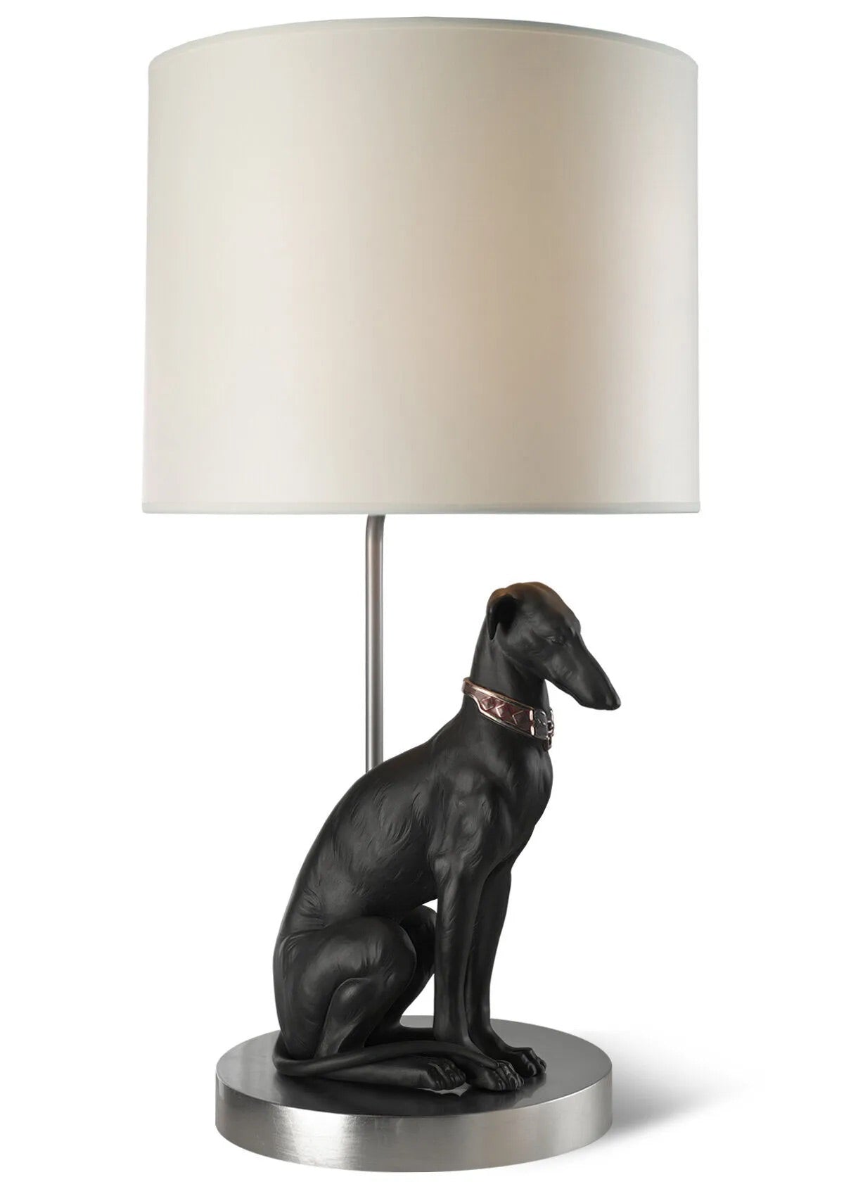 Attentive and Pensive Greyhound Lamps