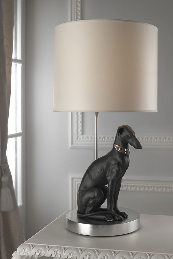 Buy Authentic Lladró Lladró Attentive and Pensive Greyhound Lamps  - FormFluent Sydney Australia