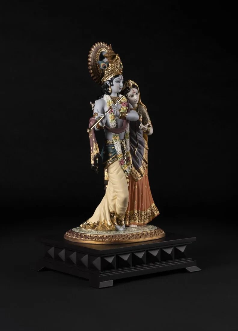 Lladró Radha Krishna Sculpture. Limited edition FormFluent