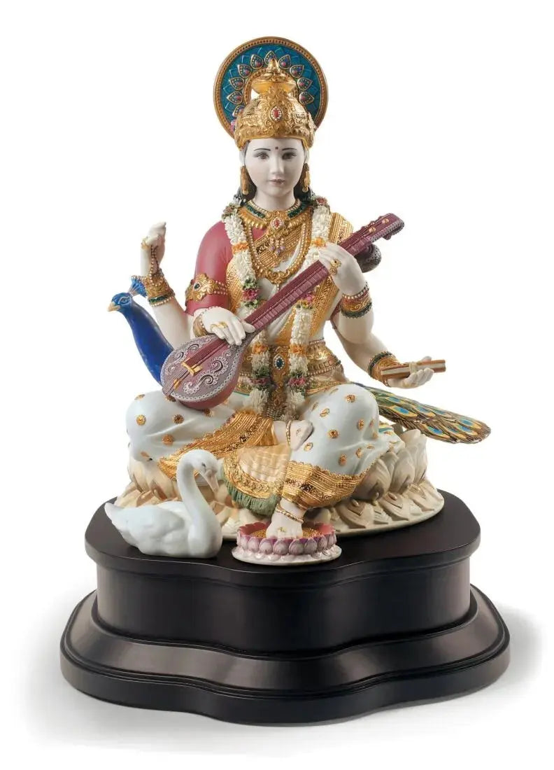 Lladró Saraswati Sculpture Limited Edition Sculpture by Lladró at FormFluent