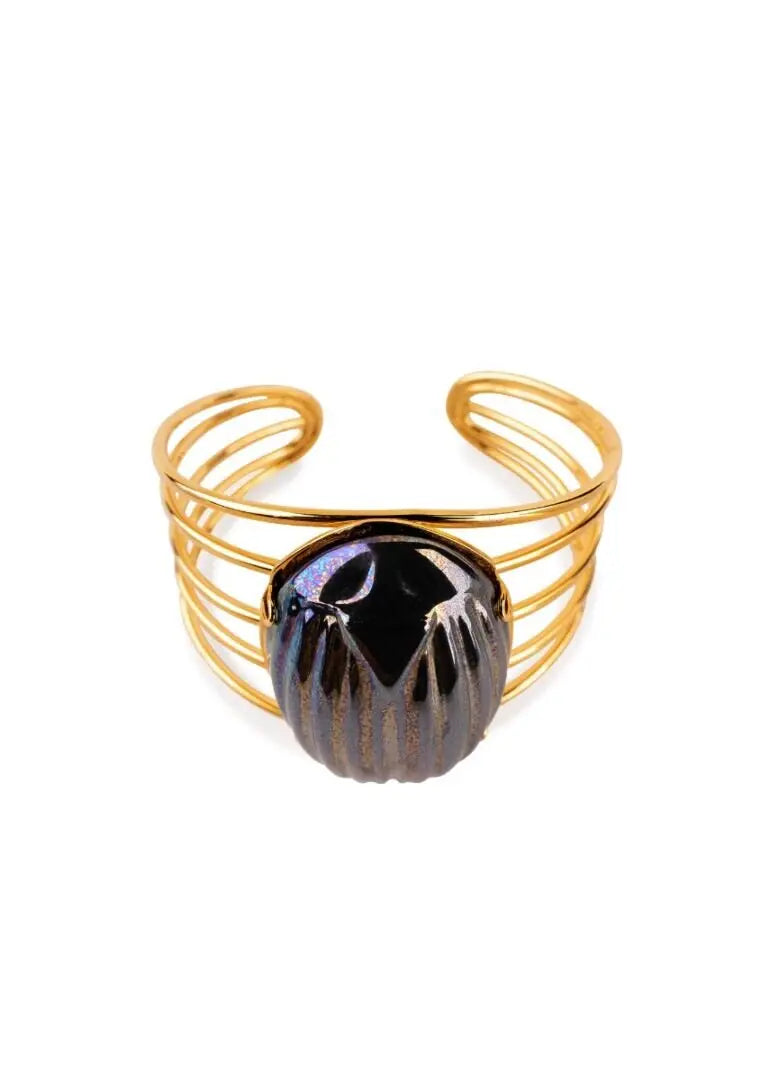 Lladró Scarab Cuff Bracelet Jewelry by Lladró at FormFluent