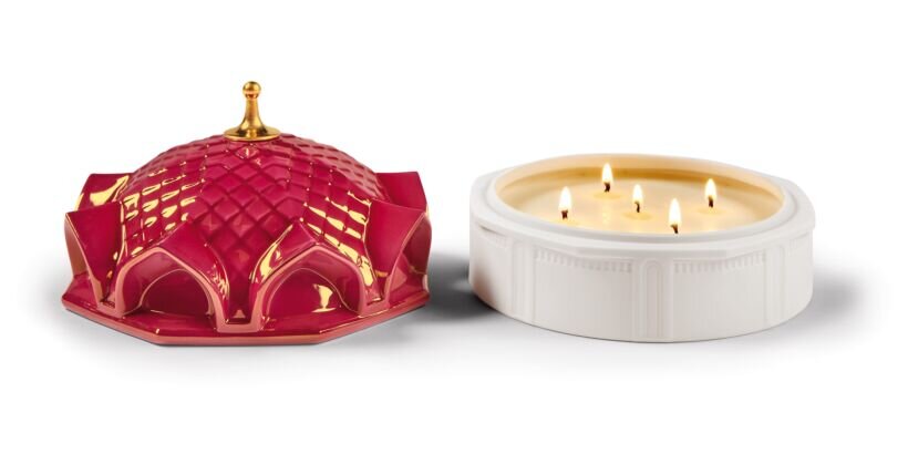 Buy Authentic Lladró Lladró Scheherazade's Quarters Candle 1001 Lights (Peony) - Night approaches Scent - FormFluent Sydney Australia
