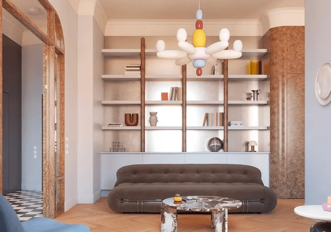 Lladró X Nichetto Studio Soft Blown Afloat Chandelier - Pink Lighting by Lladró at FormFluent