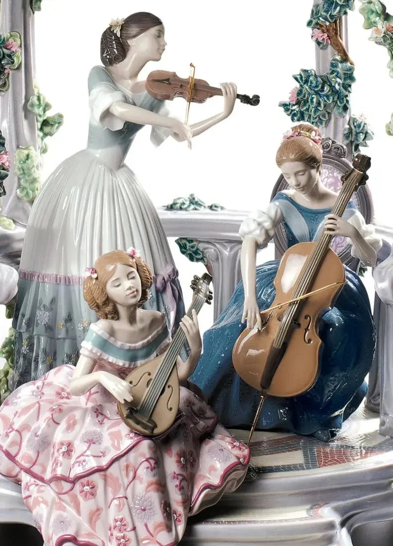 Lladró Summertime Symphony Women Sculpture. Limited Edition Sculpture by Lladró at FormFluent