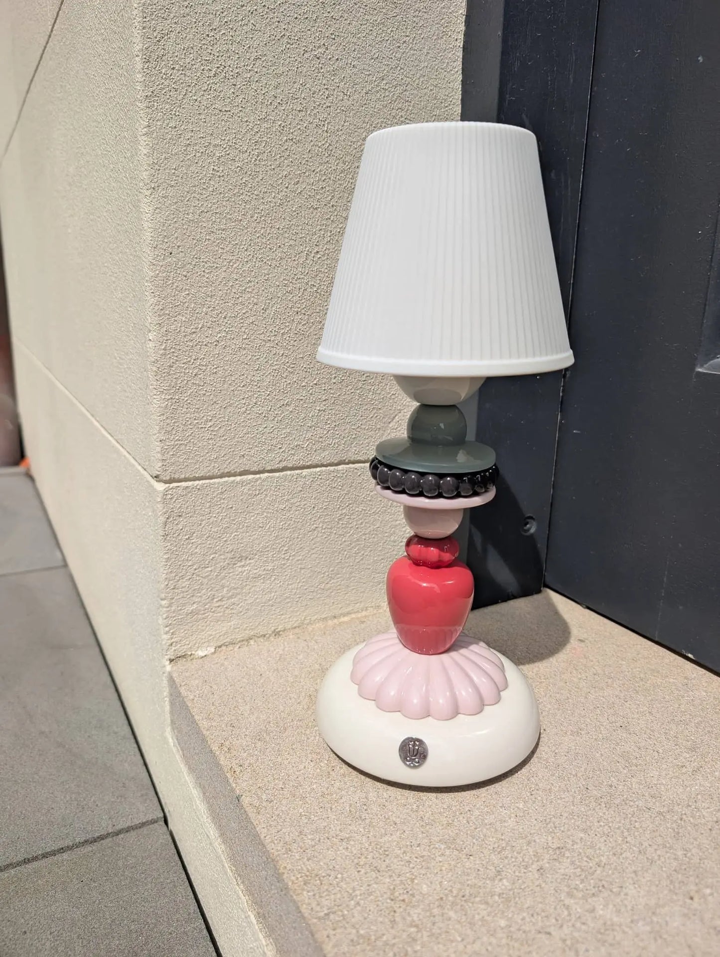 Lladró Sunflower Firefly Cordless Table Lamp Ivory Lighting by Lladró at FormFluent