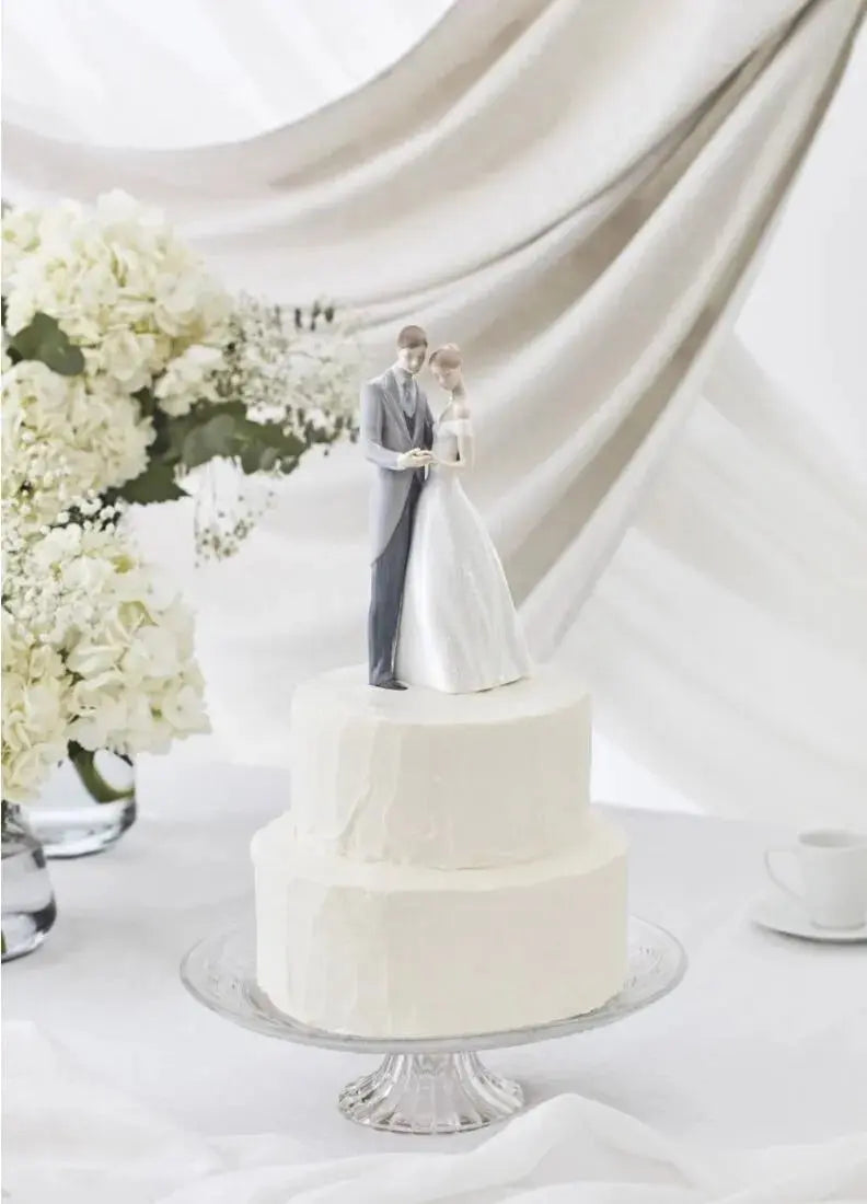 Lladró Together Forever Bride and Groom Couple Figurine Sculpture by Lladró at FormFluent