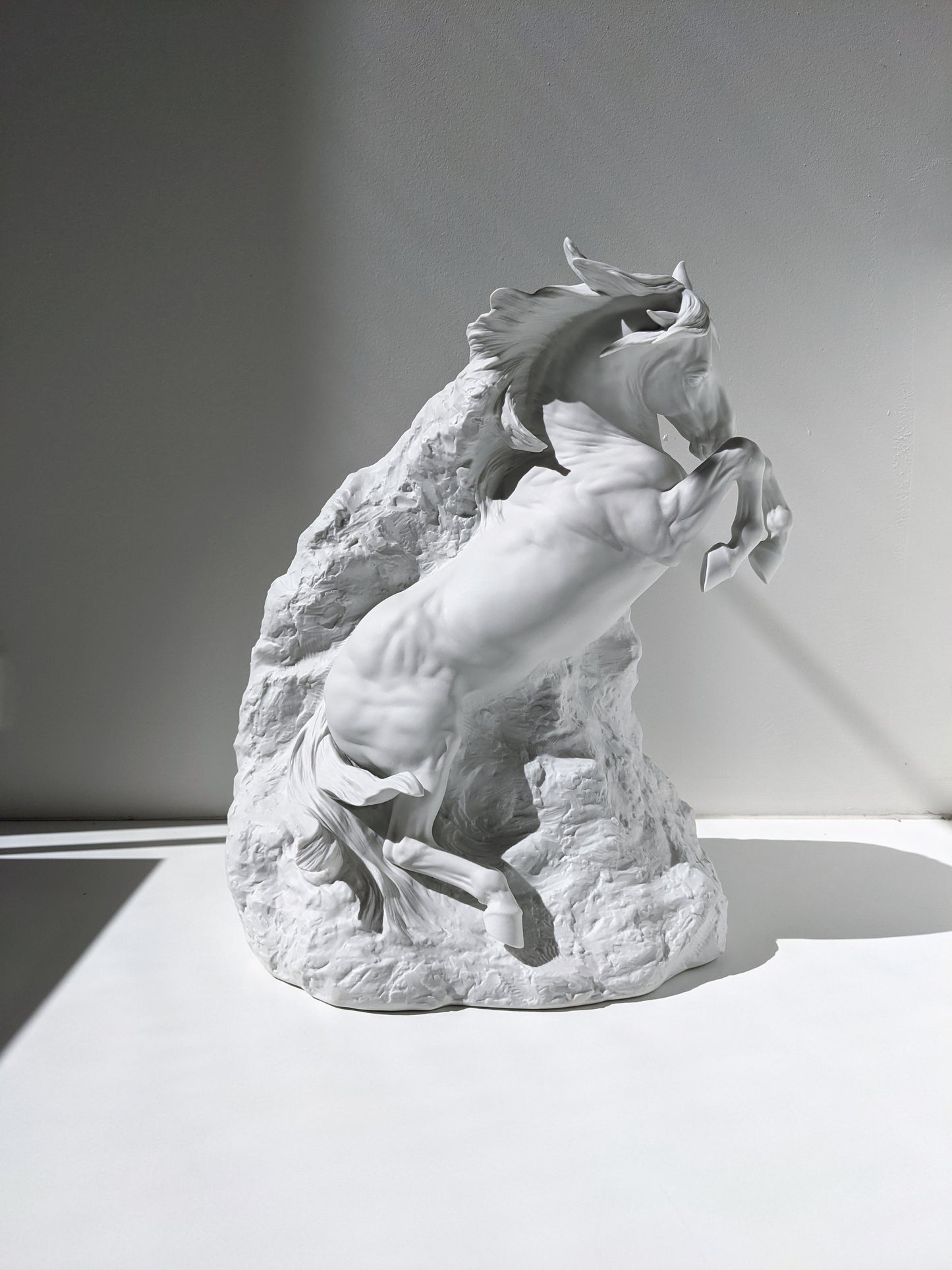 Lladró Unbreakable Spirit White Horse Sculpture - FormFluent Sydney Australia