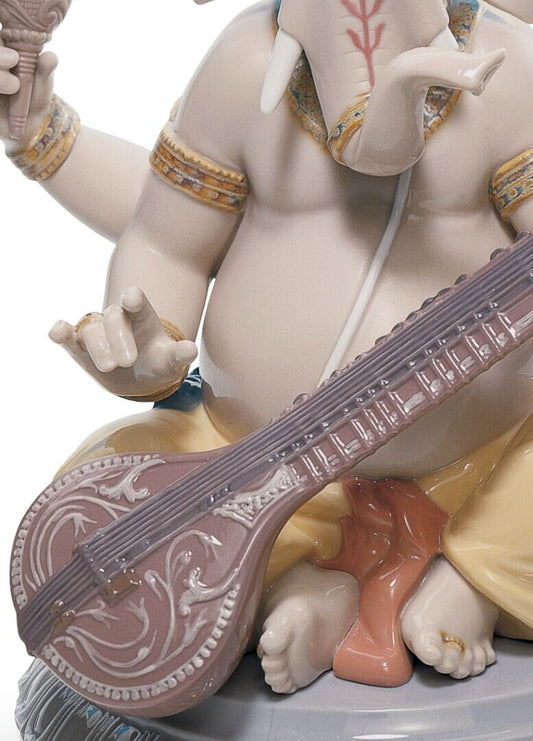 Lladró Veena Ganesha Figurine FormFluent