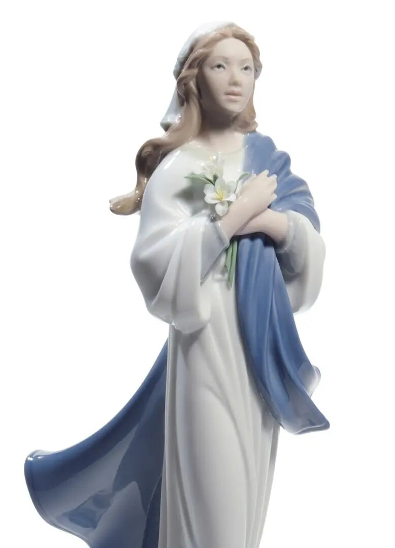 Lladró Blessed Virgin Mary Figurine Sculpture by Lladró at FormFluent