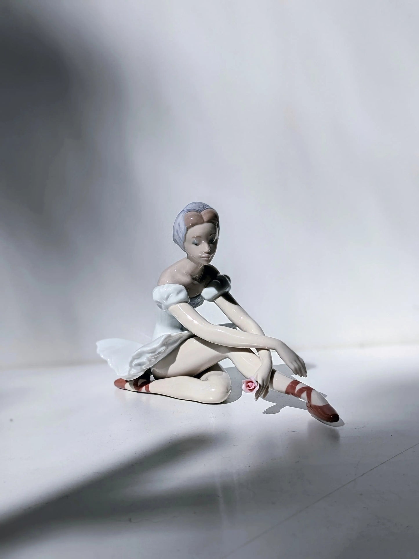Lladró Rose Ballet Girl Figurine Sculpture by Lladró at FormFluent