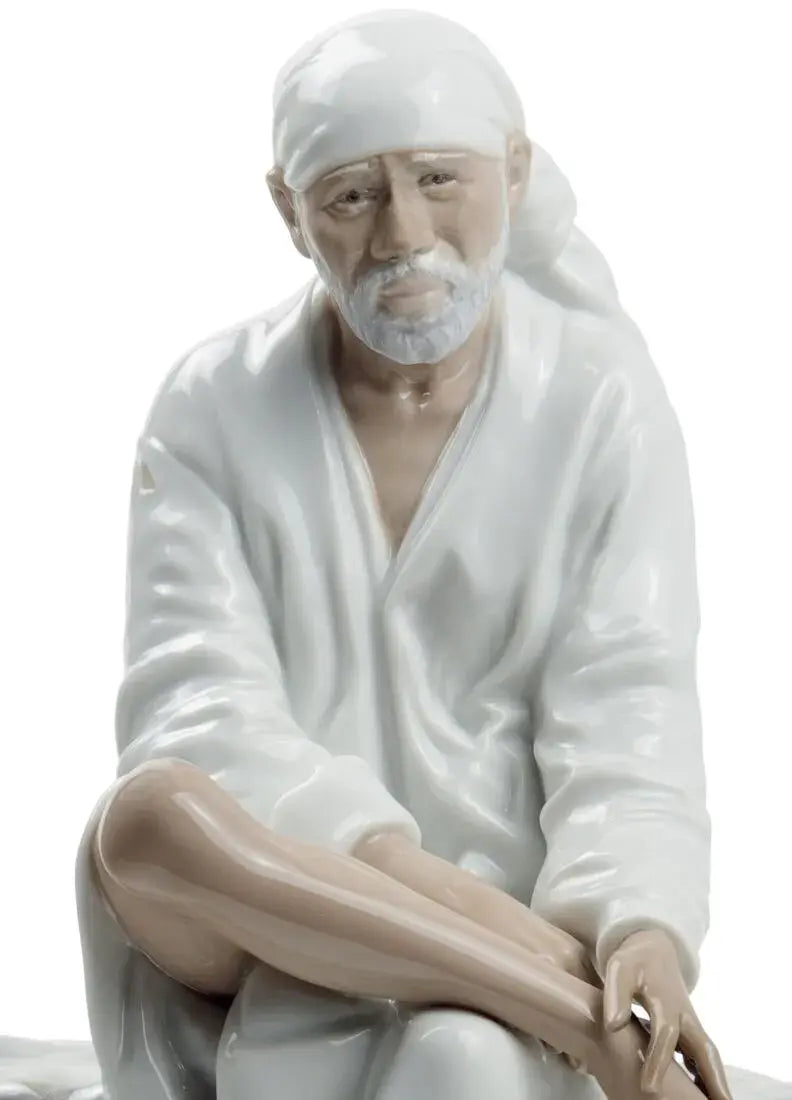 Lladró Sai Baba Figurine Sculpture by Lladró at FormFluent