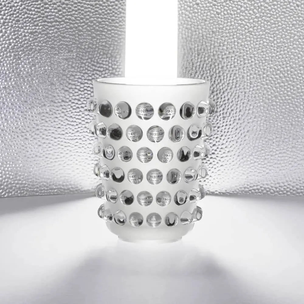 Lalique Mossi Vase Iconic Clear Crystal Vase by Lalique at FormFluent Sydney, Australia