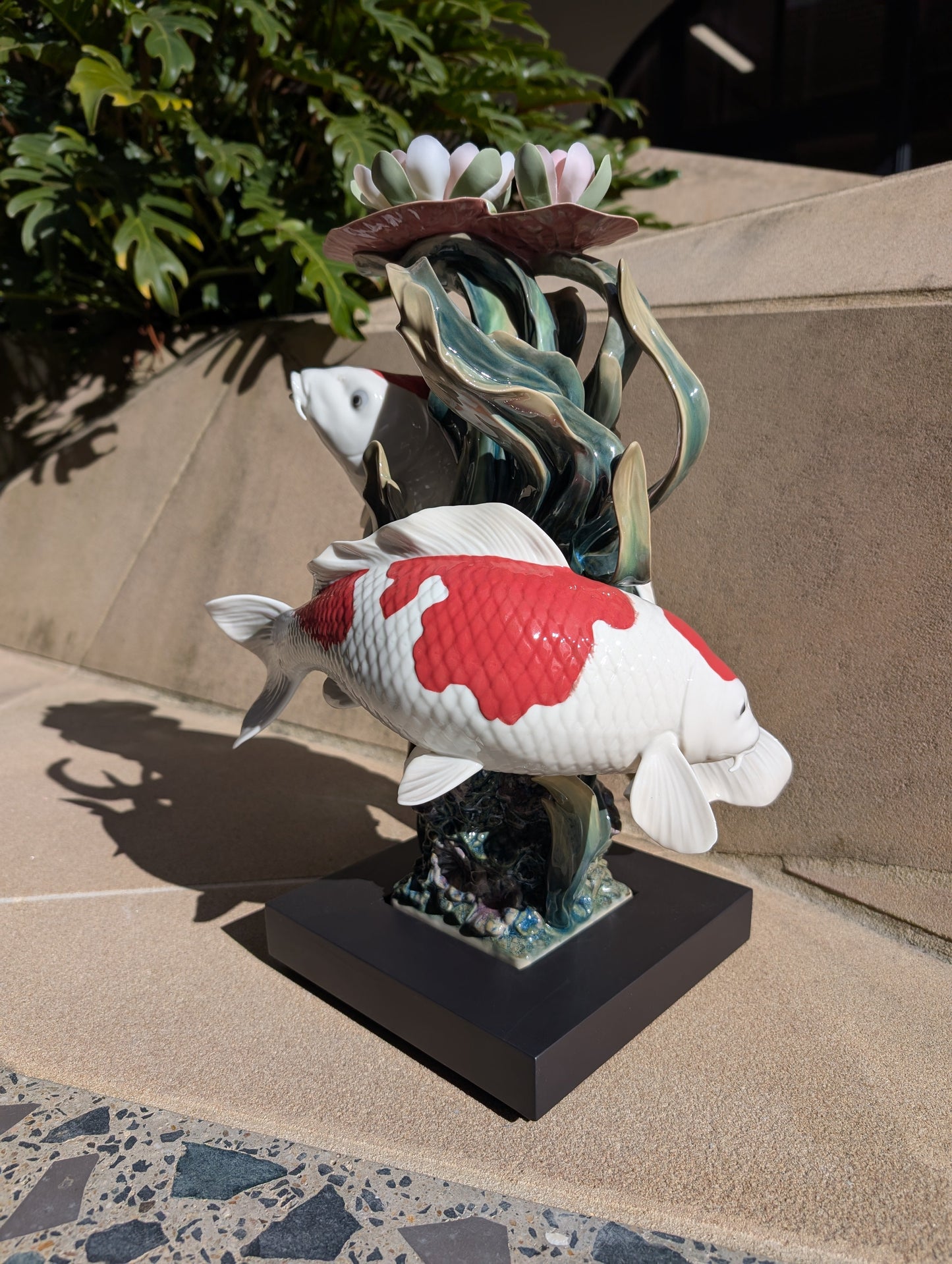 Lladró Koi Fish Sculpture Limited Edition by Lladró at FormFluent