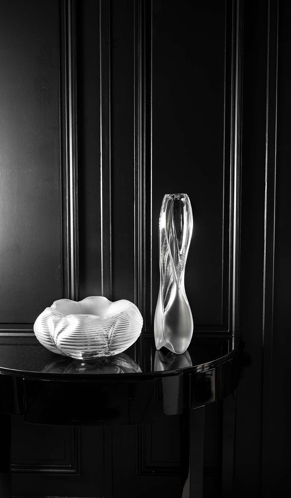 Lalique Visio Vase, Zaha Hadid & Lalique, 2014 (Numbered Edition)  FormFluentSydney Australia Formfluent