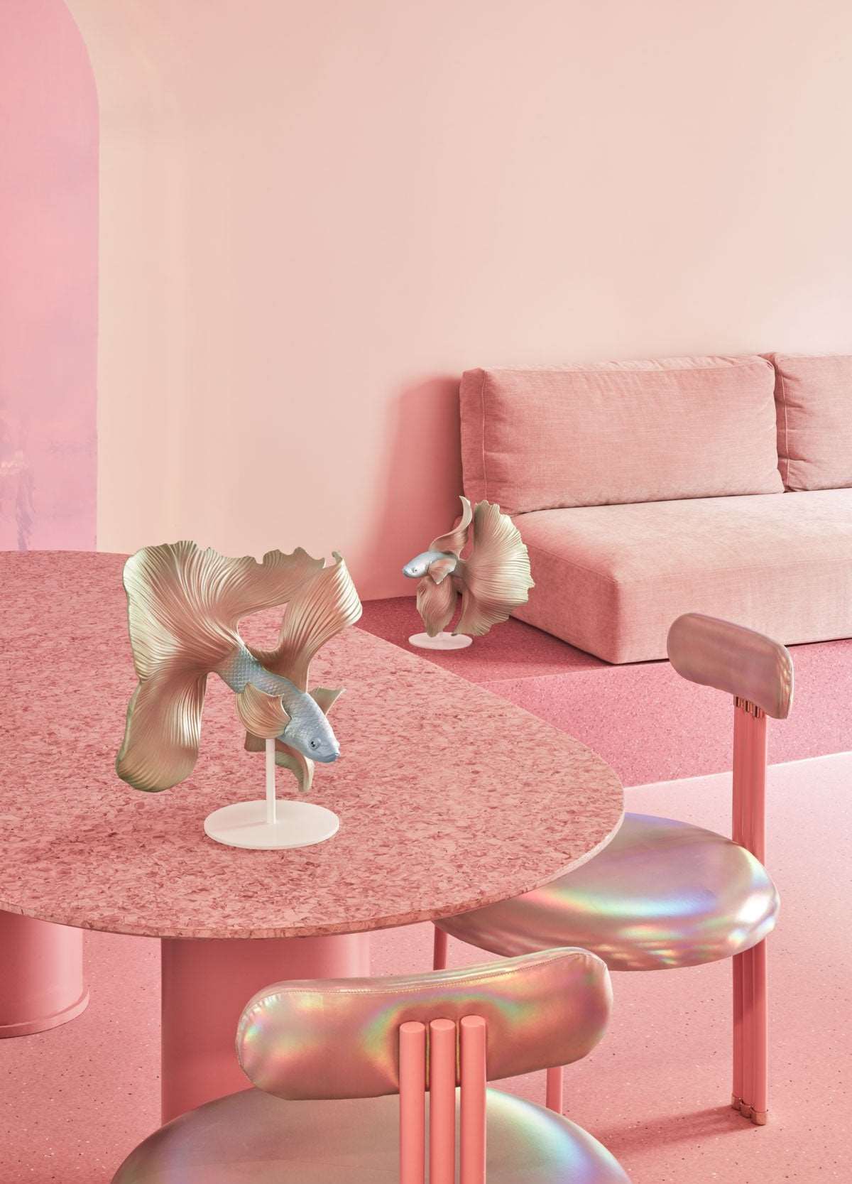 Lladró Betta Fishes Sculpture by Lladró at FormFluent