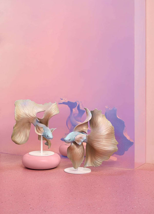 Lladró Betta Fishes Sculpture by Lladró at FormFluent