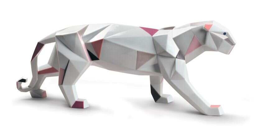 Origami Panther Figurine