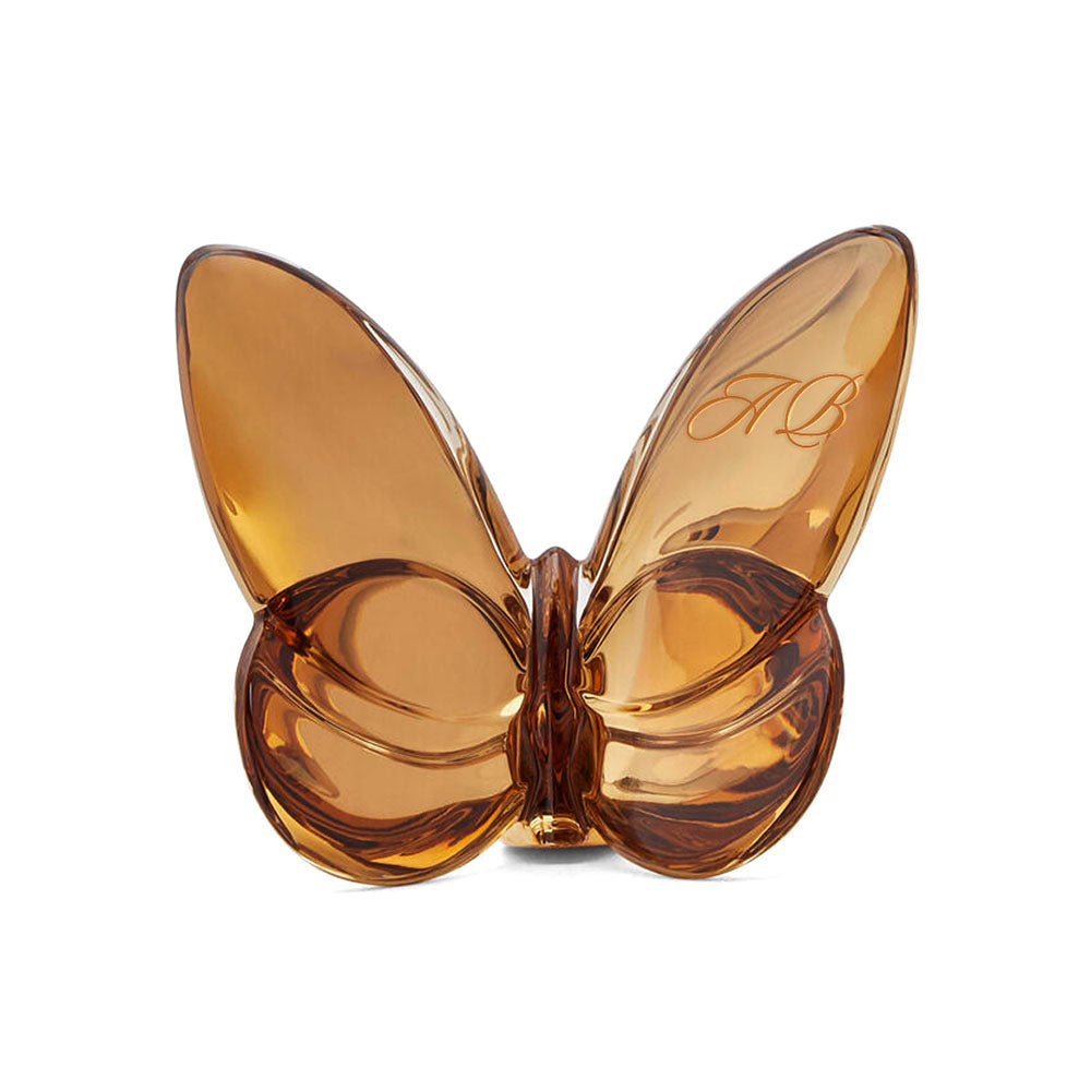 Baccarat Lucky Butterfly Gold Crystal