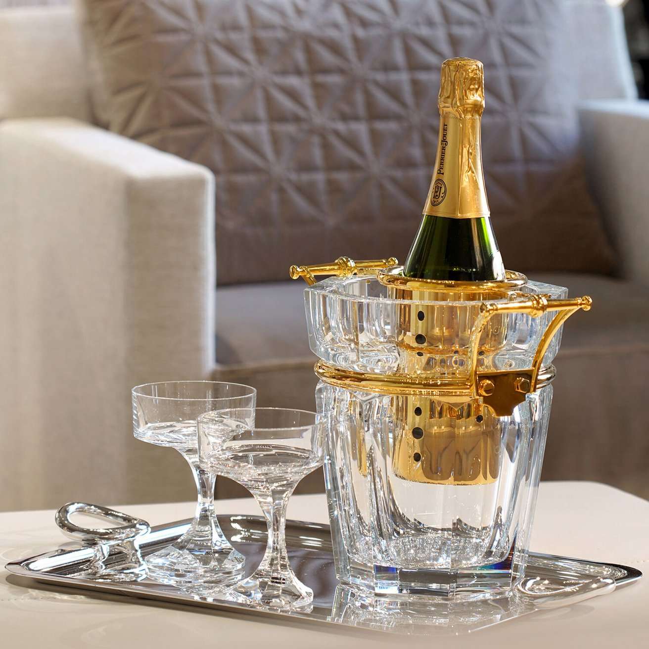 Baccarat Harcourt Champagne Cooler Barware by Baccarat at FormFluent