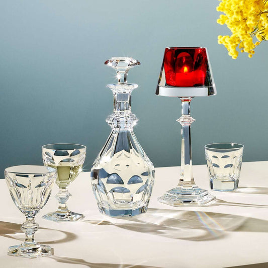 Baccarat Harcourt My Fire Candlestick Red by Baccarat at FormFluent