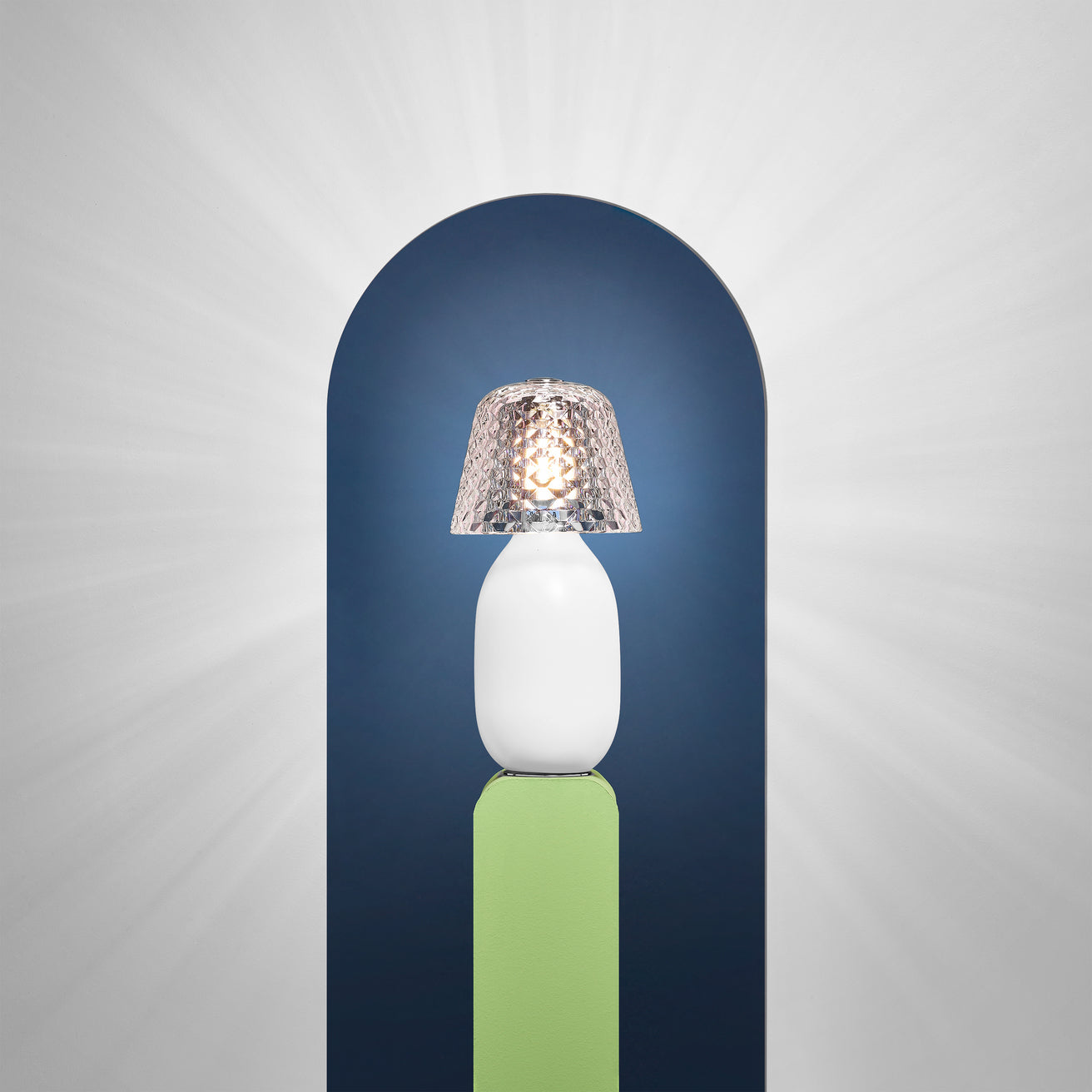 Baccarat Baby Candy Light Nomadic Lamp White