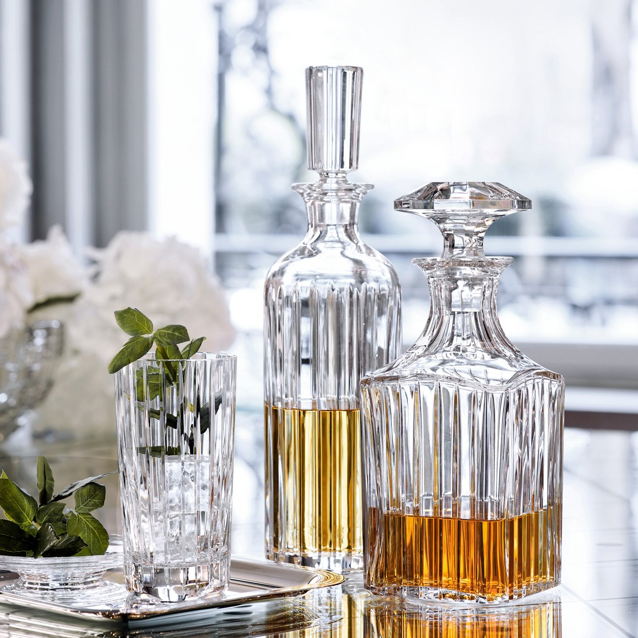 Baccarat Harmonie Whisky Decanter (Clear Crystal) Barware - FormFluent Sydney Australia