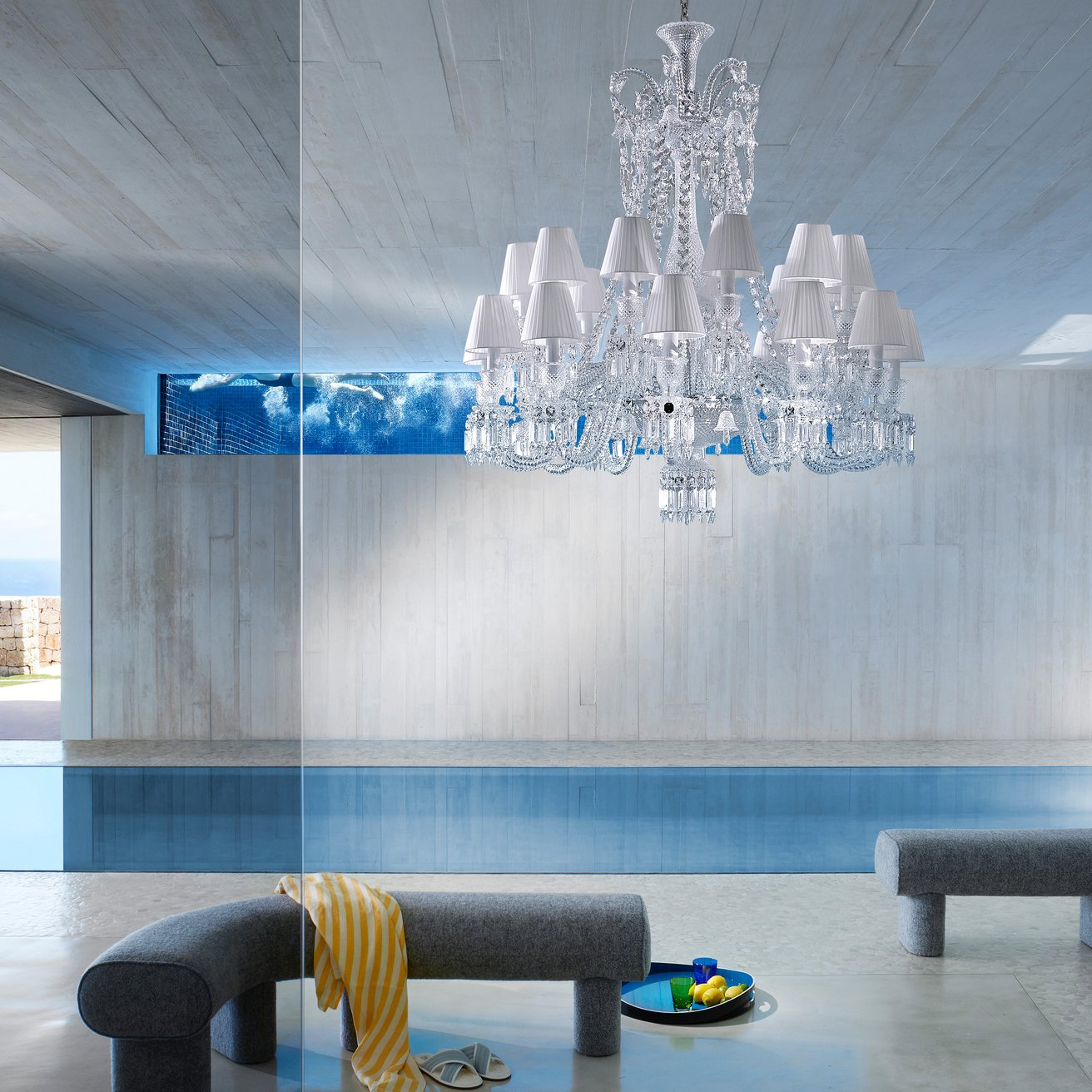 Buy Authentic Baccarat Baccarat Zénith Chandelier Short (24L) Lighting - FormFluent Sydney Australia