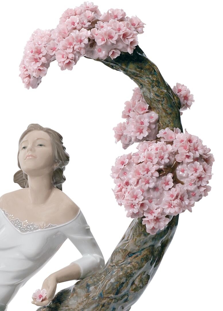 Lladró Sweet Scent of Blossoms. Limited Edition Woman Figurine by Lladró at FormFluent