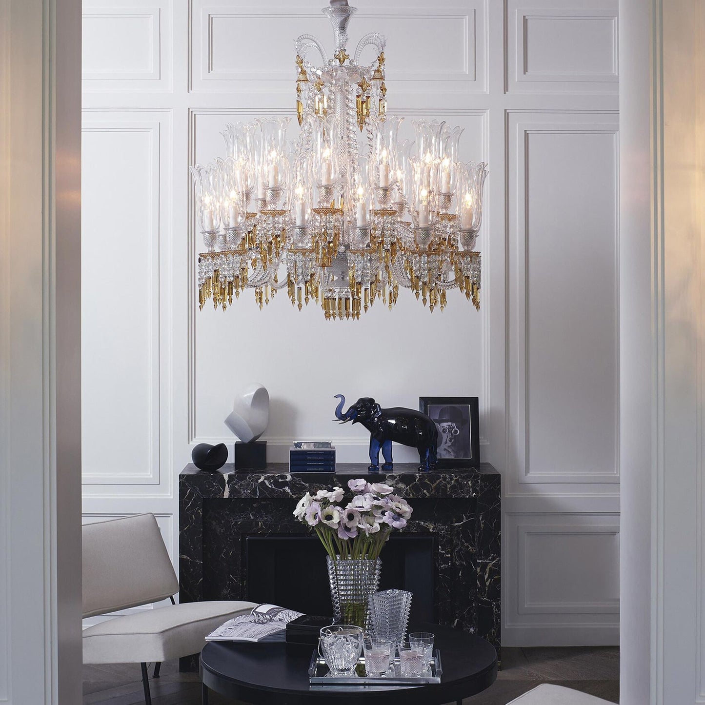Baccarat Zénith Charleston Chandelier Short (8L) Lighting by Baccarat at FormFluent