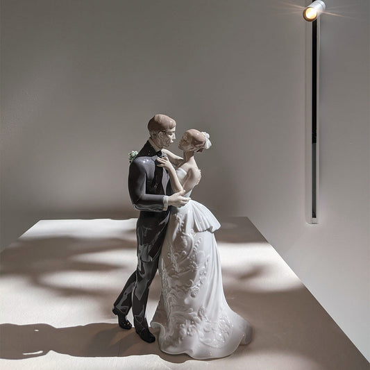 7 Wedding Traditions With Unexpected Origins - 01008509 Lladro Lover's Waltz Couple Figurine - Window 1