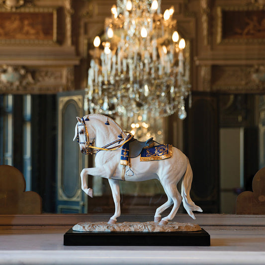 A Royal Steed The Andalusian Horse and Its Iconic Saddle - 01002007 Lladro Spanish Pure Breed Horse Sculpture Limited Edition - Lifestyle 3