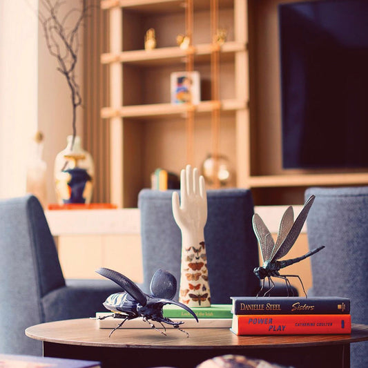 Candid Spaces Ideas For Stylish Living Rooms - Lladro Awesome Insects Collection