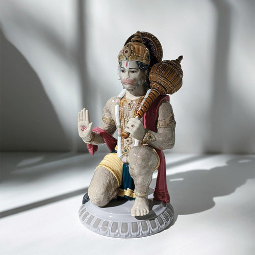 Drawing Parallels Are All The Monkey Gods Incarnations of Lord Hanuman - 01009293 Lladro Hanumann Figurine - Window 2